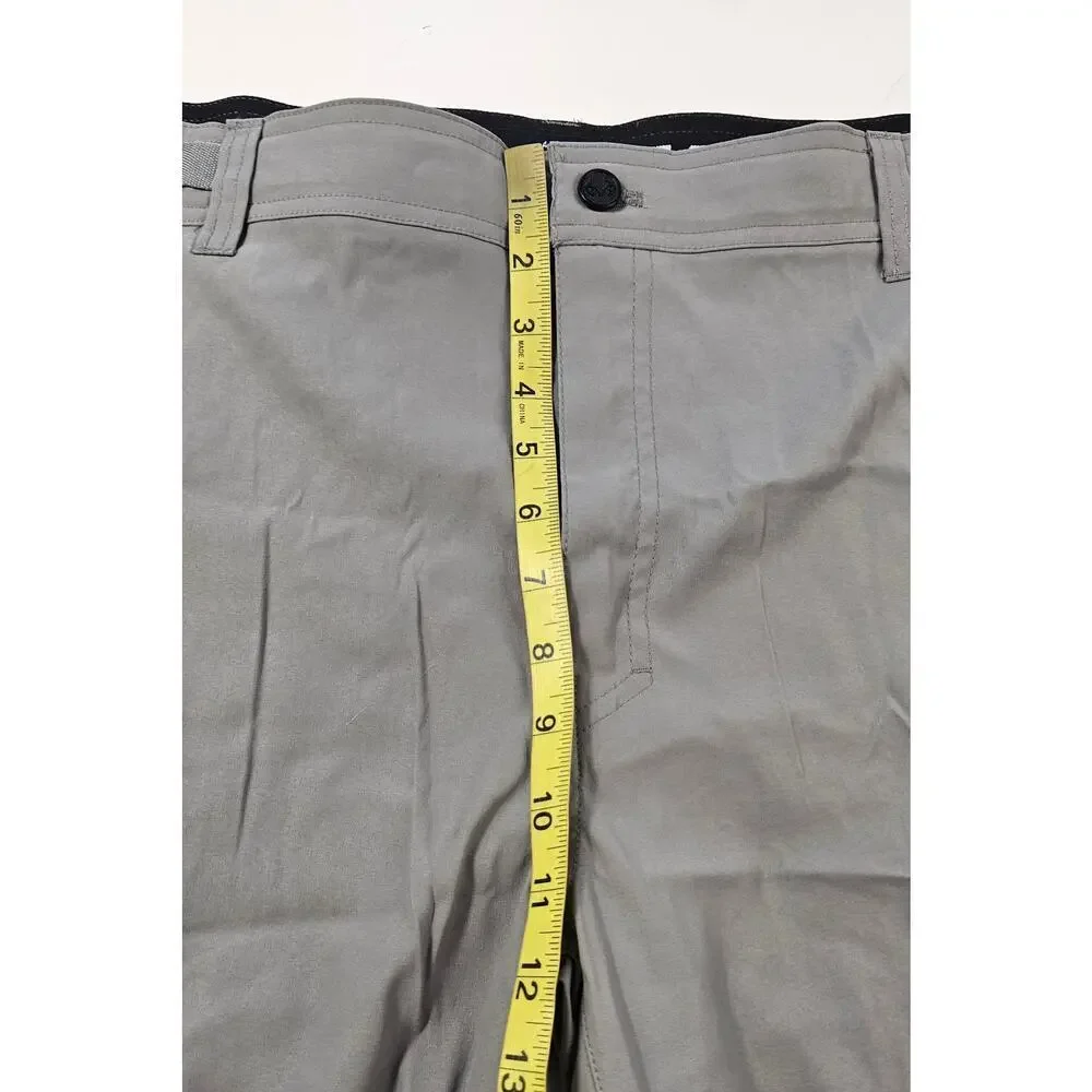 Realtree XL 40-42 grey cargo zip pocket quick dry performance cinch belt waist
